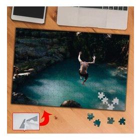 302 Deniz Atlayış Yüzme Tatil 240 Parça Puzzle Yapboz Tablo