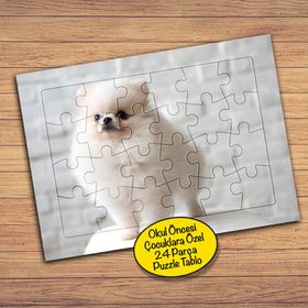 30297 Sevimi Minik Köpek Çocuklara Özel Puzzle Yapboz Tablo