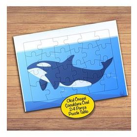 305PZ Denizdeki Köpek Balığı Çocuklara Özel Puzzle Yapboz Tablo
