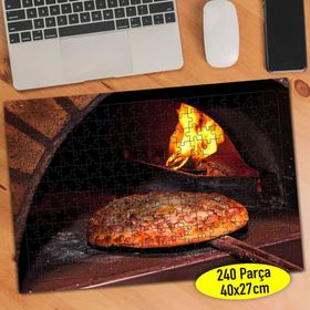 30602174 Taş Fırında Pizza Fast Food 240 Parça Puzzle Yapboz