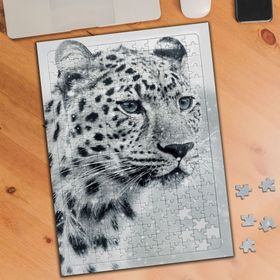 3065479 Kar Altındaki Kaplan 240 Parça Puzzle Yapboz