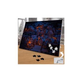 3076685 Kar Kaplı Kasaba 240 Parça Puzzle Yapboz