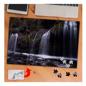 307A Dağdan Akan Şelale Taşlı Göl 240 Parça Puzzle Yapboz Tablo