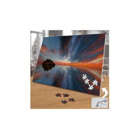 3087145 Yeryüzü Gökyüzü Yansıma 240 Parça Puzzle Yapboz