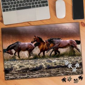 3099035 Denizde Koşan Atlar 240 Parça Puzzle Yapboz