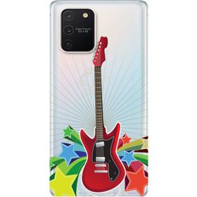 311 Samsung Galaxy S10 Lite SM-G770F Kırmızı Gitar Baskılı Silikon Kılıf