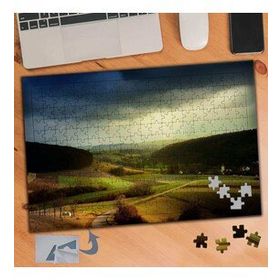 311 Tabiat Harikası Ova Manzarası 240 Parça Puzzle Yapboz Tablo