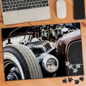 3116534 Eski Döküntü Araba 240 Parça Puzzle Yapboz