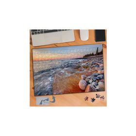 314 Deniz Kenarında Dağınık Taşlar 240 Parça Puzzle Yapboz Tablo