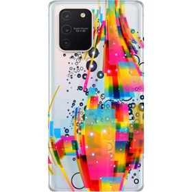 314 Samsung Galaxy S10 Lite SM-G770F Karışık Ren Baskılı Silikon Kılıf