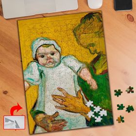 315 Madam Roulin Ve Bebeği Van Gogh 240 Parça Puzzle Yapboz Tablo