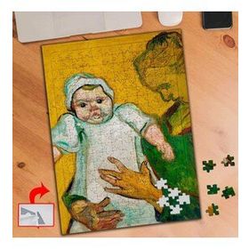 315 Madam Roulin Ve Bebeği Van Gogh 240 Parça Puzzle Yapboz Tablo