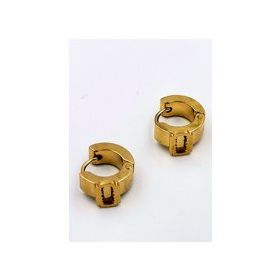 316 L Çelik Gold Renk Unisex Figürlü Küpe