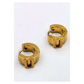 316 L Çelik Gold Renk Unisex Figürlü Küpe