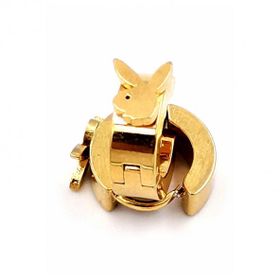 316 L Çelik Gold Renk Unisex Figürlü Küpe