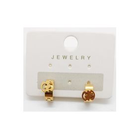 316 L Çelik Gold Renk Unisex Figürlü Küpe