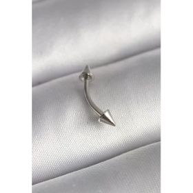 316l Çelik Gümüş Renk Çivi Model Piercing