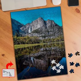 32 Dağ Göl Manzara Alanı 240 Parça Puzzle Yapboz Tablo