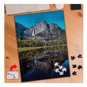 32 Dağ Göl Manzara Alanı 240 Parça Puzzle Yapboz Tablo