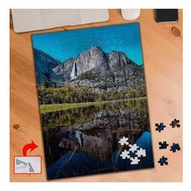 32 Dağ Göl Manzara Alanı 240 Parça Puzzle Yapboz Tablo