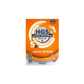 32 Hafta HGS 5. Sınıf Sosyal Bilgiler Haftalık Gözlem Süreci Testleri Seviye Yayınları