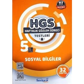 32 Hafta HGS 5. Sınıf Sosyal Bilgiler Haftalık Gözlem Süreci Testleri Seviye Yayınları