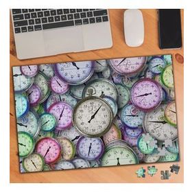 3222267 Renkli Saatler 240 Parça Puzzle Yapboz