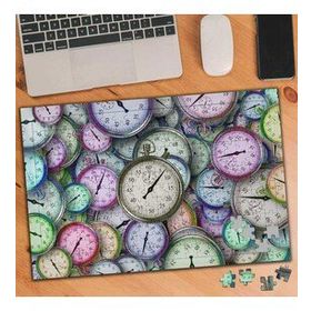 3222267 Renkli Saatler 240 Parça Puzzle Yapboz
