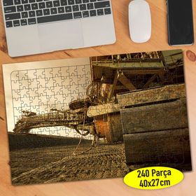 325617122 Dev İş Makineleri 240 Parça Puzzle Yapboz