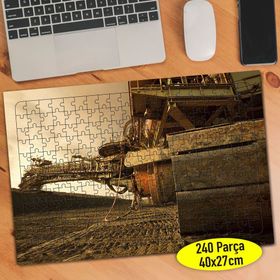 325617122 Dev İş Makineleri 240 Parça Puzzle Yapboz