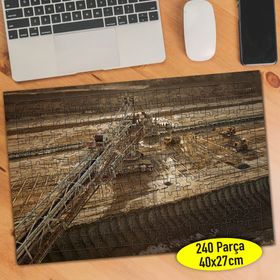 325617131 Dev İş Makineleri 240 Parça Puzzle Yapboz