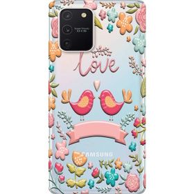 326 Samsung Galaxy S10 Lite SM-G770F Love Çiçekli Baskılı Silikon Kılıf