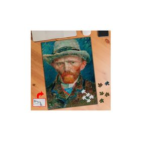 3262 Van Gogh Şapkalı Portre 240 Parça Puzzle Yapboz Tablo