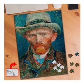 3262 Van Gogh Şapkalı Portre 240 Parça Puzzle Yapboz Tablo
