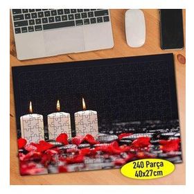 330199871 Kırmızı Çiçekli Spa Ortamı 240 Parça Puzzle Yapboz