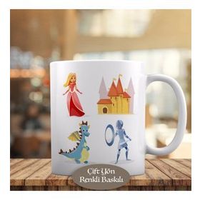 33099-193 Prenses Şatosu ve Ejder Kupa Bardak