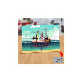 331132 Deniz Üstünde Kurulan İskele 99 Parça Puzzle Yapboz Tablo