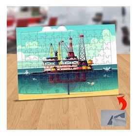 331132 Deniz Üstünde Kurulan İskele 99 Parça Puzzle Yapboz Tablo
