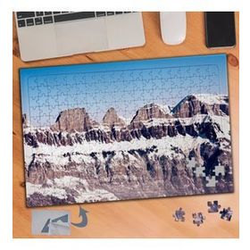 332 Karlı Dağlarda Kış Manzarası 240 Parça Puzzle Yapboz Tablo