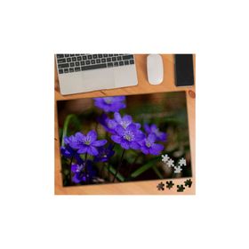 3329845 Mor Çiçekler 240 Parça Puzzle Yapboz