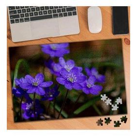 3329845 Mor Çiçekler 240 Parça Puzzle Yapboz