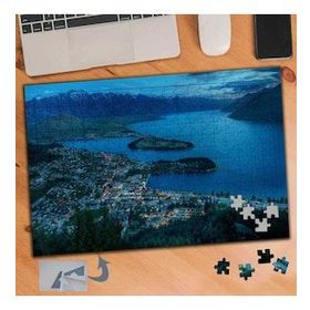 335 Yerleşik Şehir Deniz Manzarası 240 Parça Puzzle Yapboz Tablo