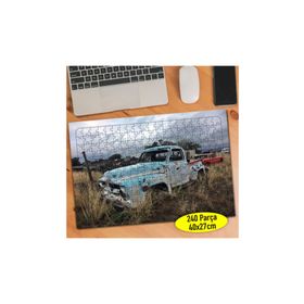 335412 Terk Edilmiş Eski Hurda Araba 240 Parça Puzzle Yapboz