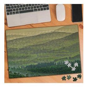 3364498 Yeşil Dağ Ova 240 Parça Puzzle Yapboz