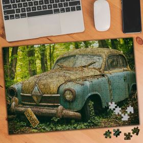 3368094 Terkedilmiş Eski Araba 240 Parça Puzzle Yapboz