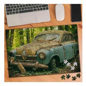 3368094 Terkedilmiş Eski Araba 240 Parça Puzzle Yapboz
