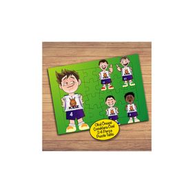 3377071 Minik Basketbolcular 24 Parça Çocuklara Özel Yapboz Tablo
