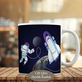 338167 Uzay Boşluğunda Astronot Kupa Bardak