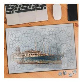 3401500 Buz Dağının Yanında Hurda Gemi 240 Parça Puzzle Yapboz