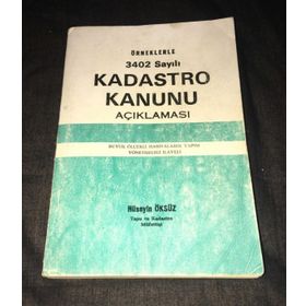 3402 SAYILI KADASTRO KANUNU - SÜLEYMAN SAPANOĞLU